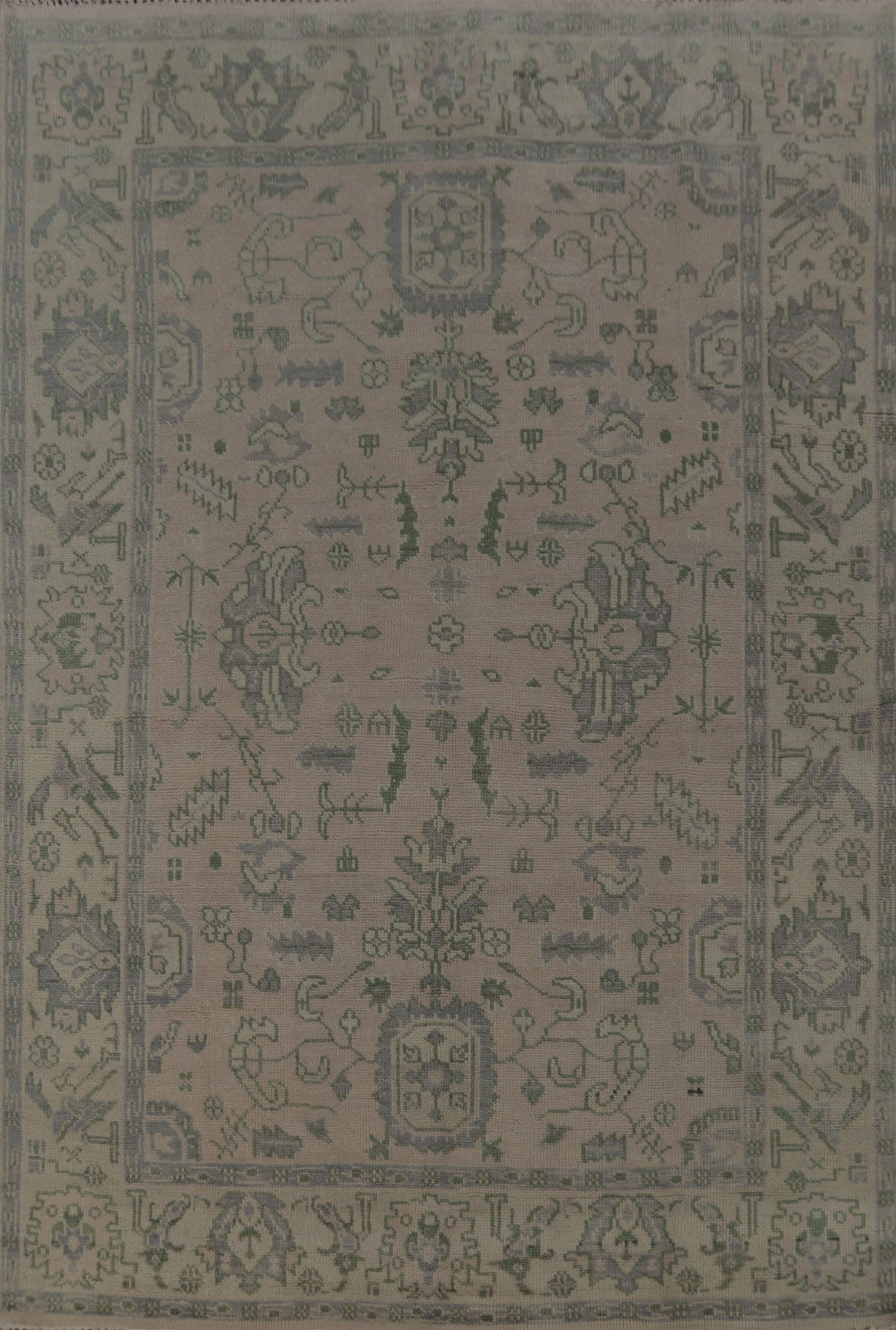 Handmade Wool Oushak Indian Area Rug 8x10