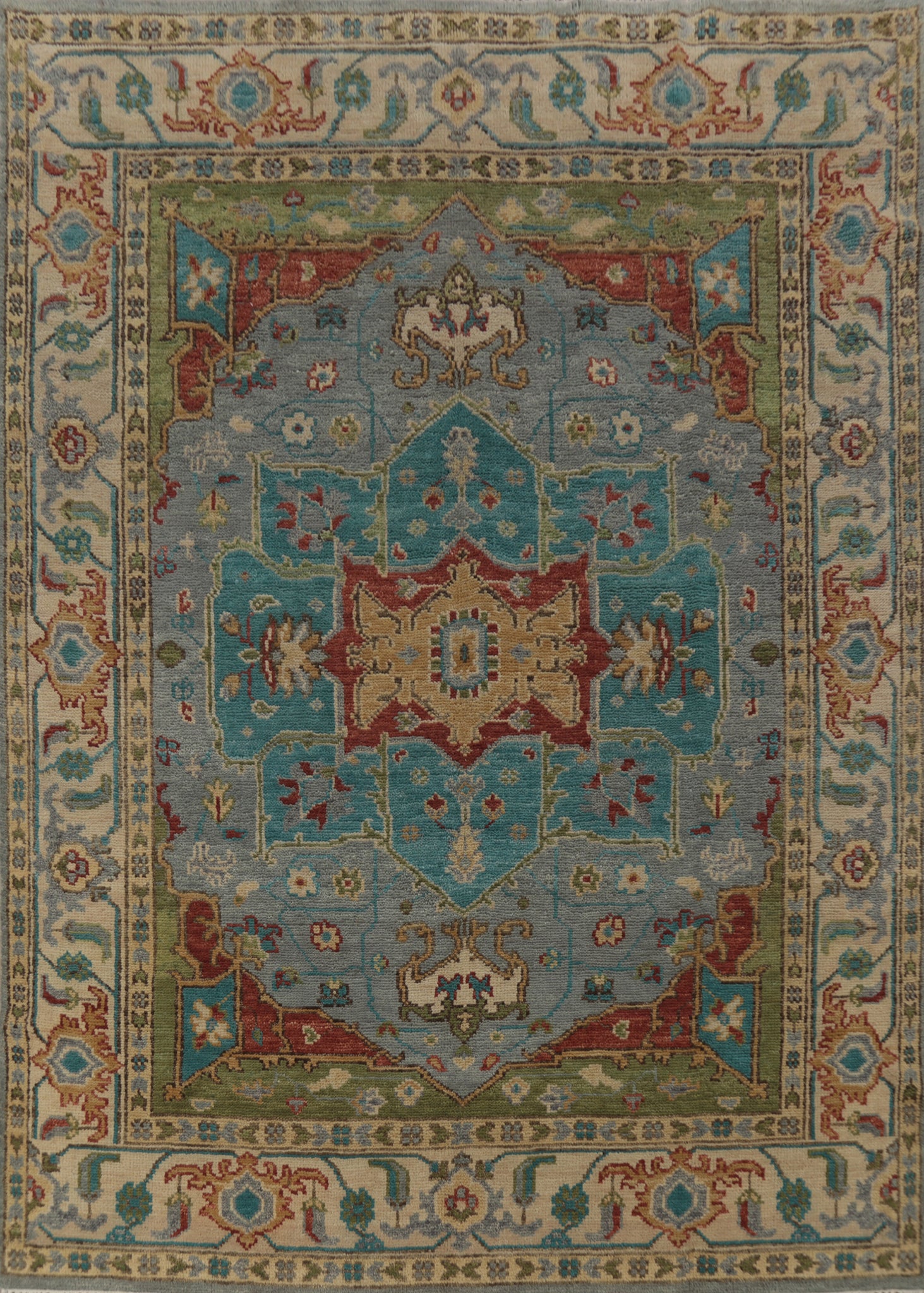 Handmade Oushak Indian Area Rug 8x10