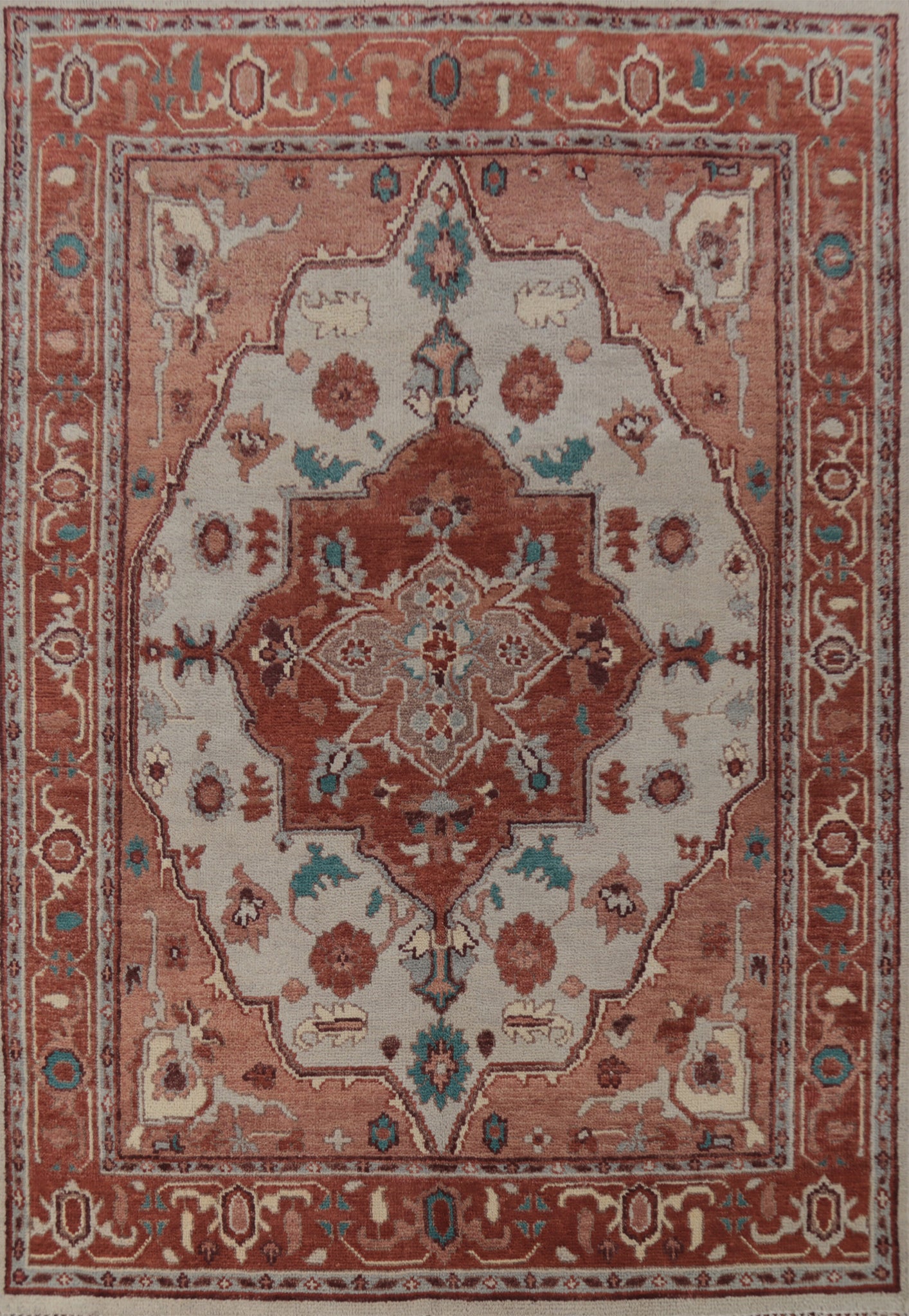 Handmade Oushak Indian Area Rug 8x10