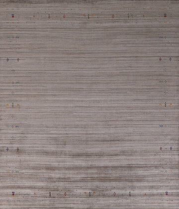 Square Wool Tribal Gabbeh Oriental Area Rug 10x10