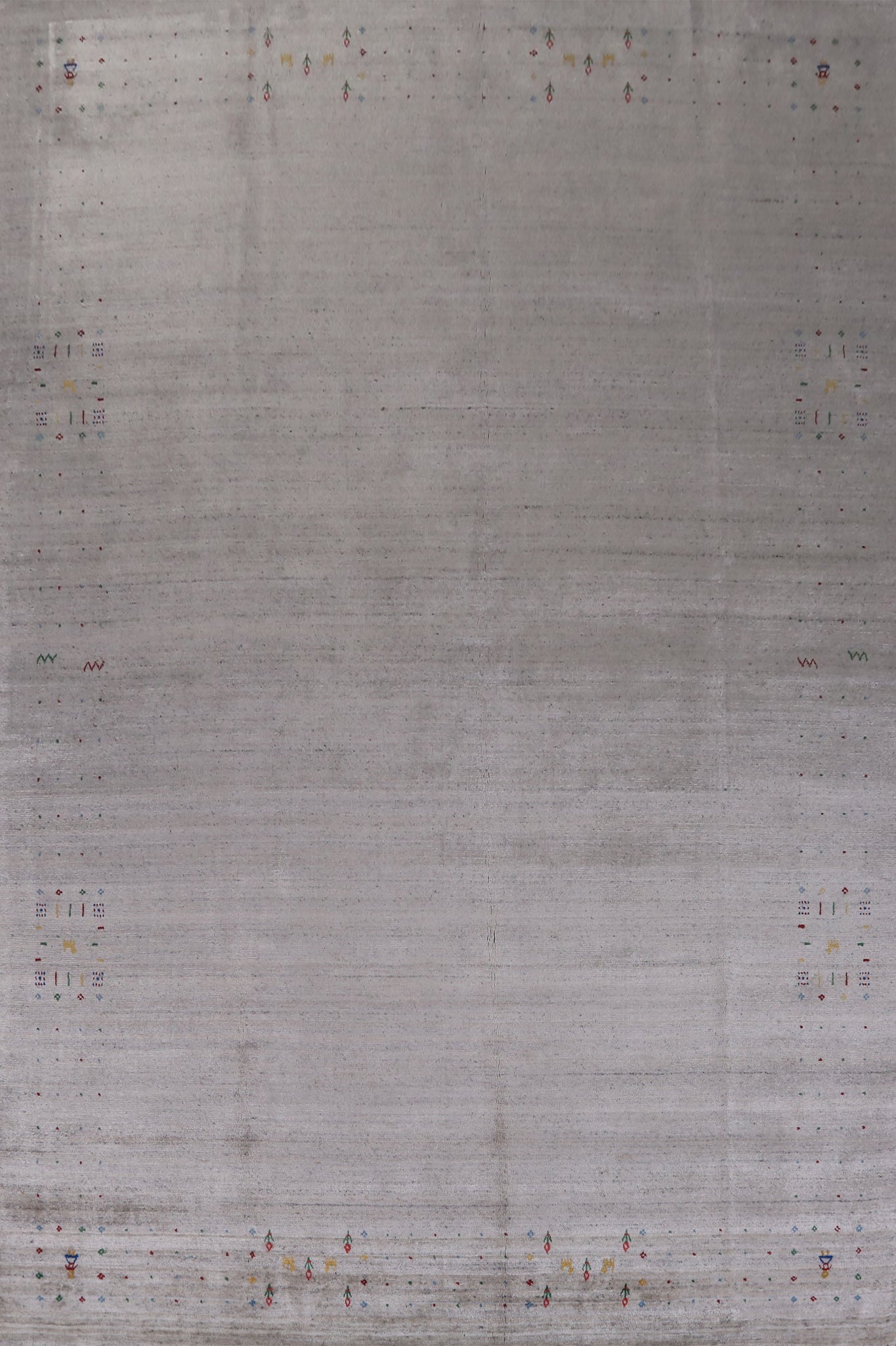 Tribal Silk Gabbeh Oriental Area Rug 9x12