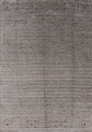 Handmade Silk Gabbeh Oriental Area Rug 9x12