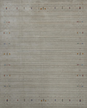 Handmade Silk Gabbeh Oriental Area Rug 9x10