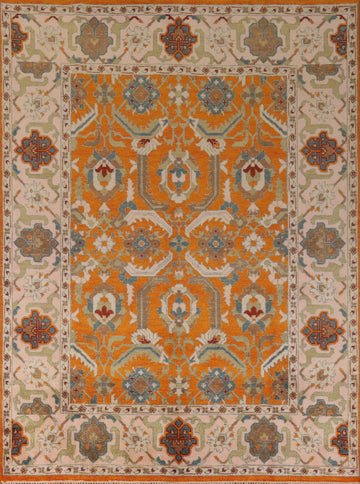 Handmade Wool Heriz Serapi Indian Area Rug 8x10