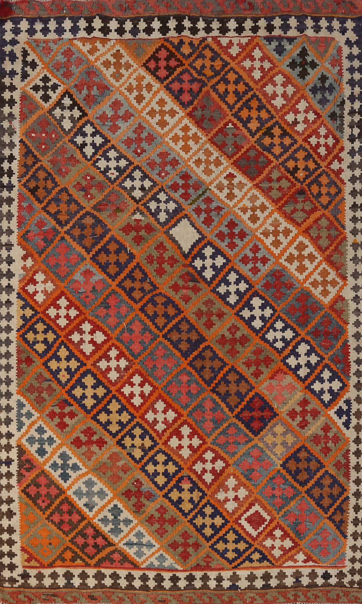 Vegetable Dye Kilim Persian Rug 6x8
