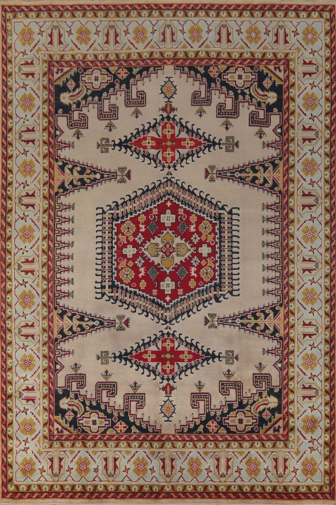 Camel Color Geometric Viss Area Rug 9x12