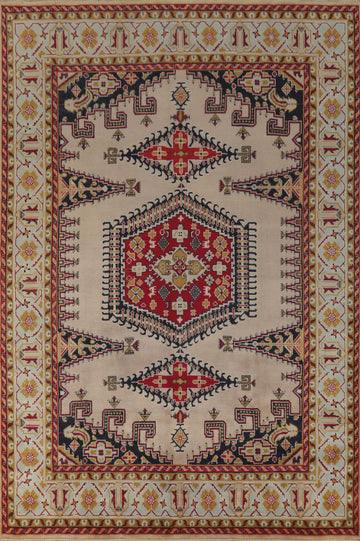 Camel Color Geometric Viss Area Rug 9x12