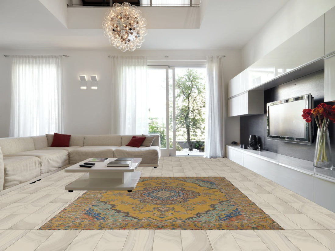 Traditional Wool Tabriz Persian Area Rug 9x12