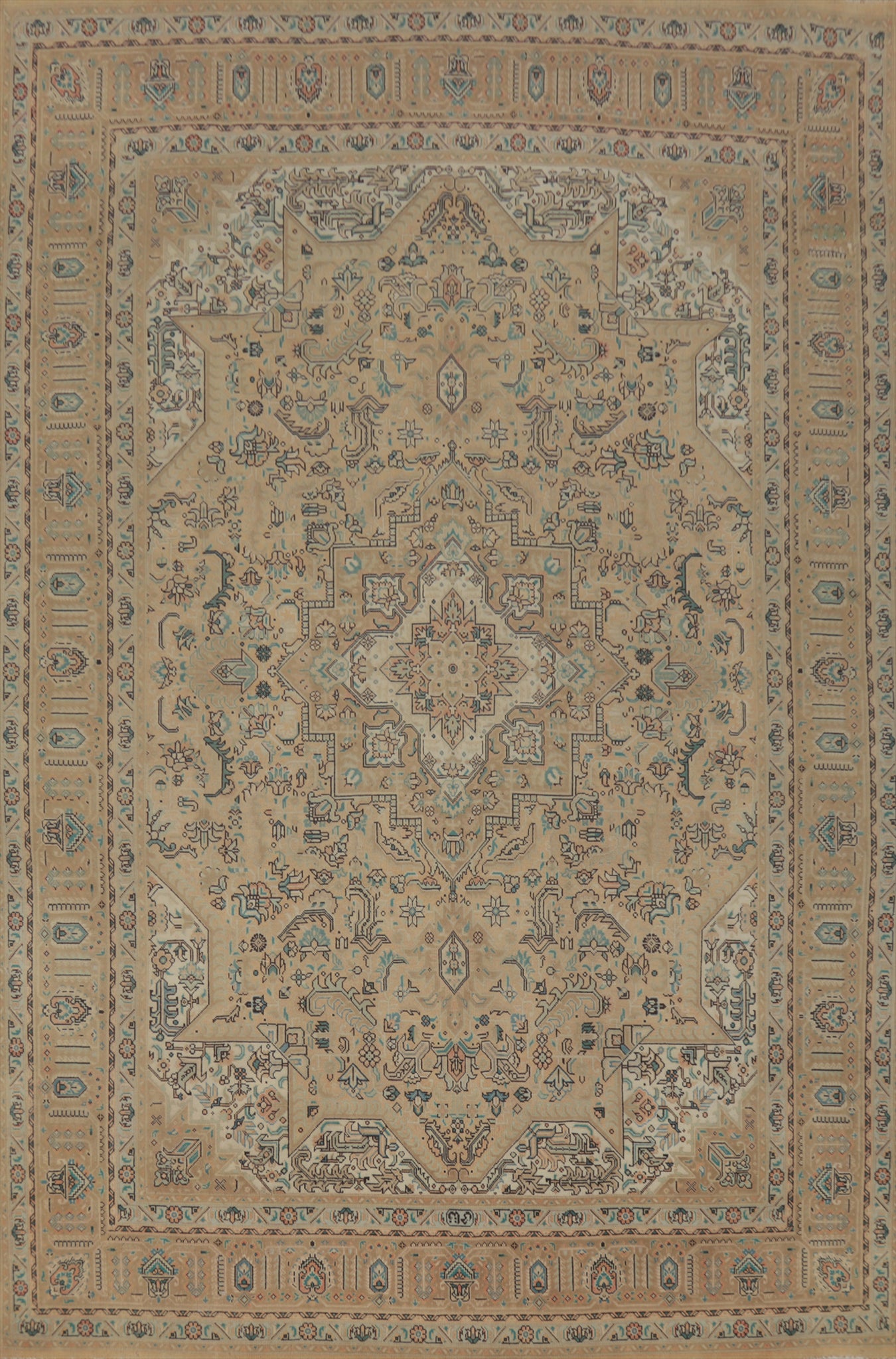 Traditional Wool Tabriz Persian Area Rug 8x11