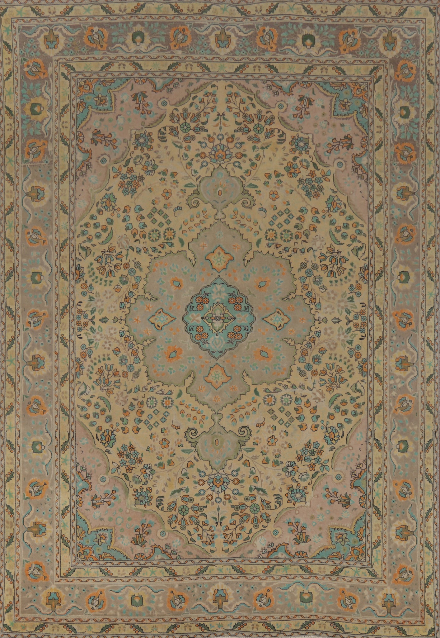 Handmade Floral Tabriz Persian Area Rug 8x11