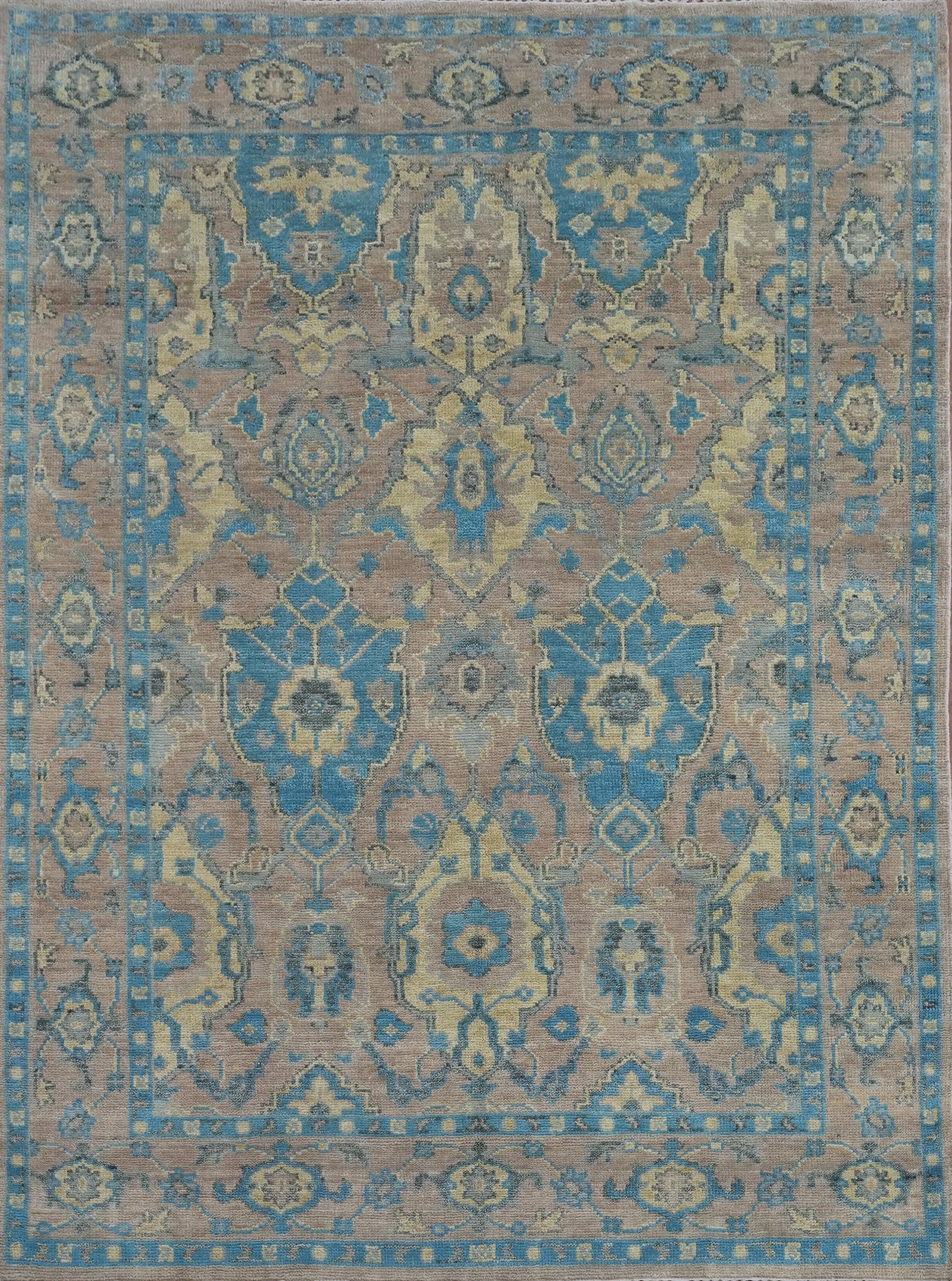 Handmade Wool Oushak Indian Area Rug 8x10