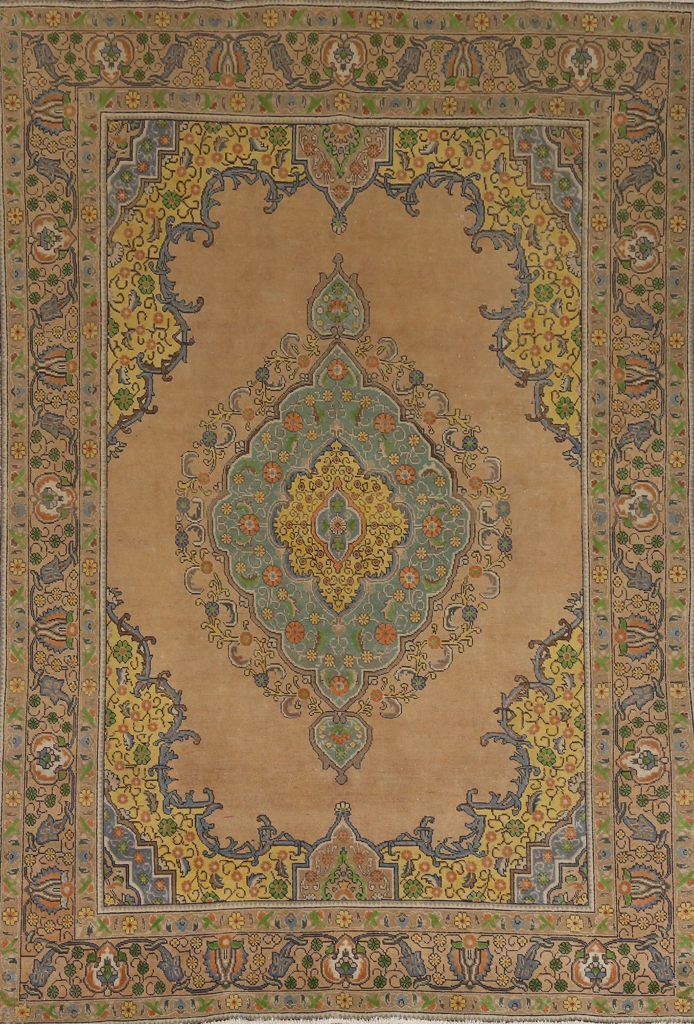 Traditional Wool Tabriz Persian Area Rug 8x11