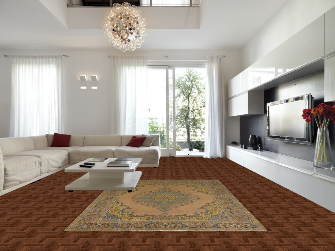 Traditional Wool Tabriz Persian Area Rug 8x11