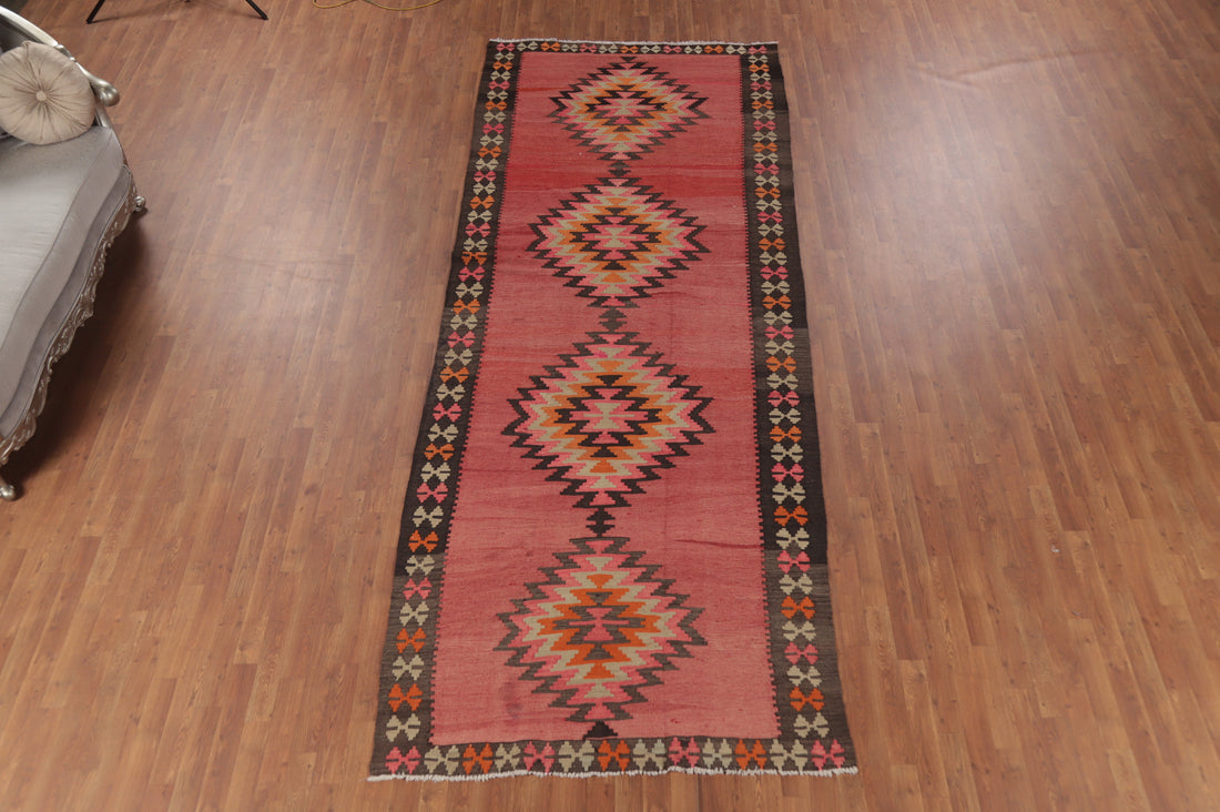Vegetable Dye Kilim Oriental Area Rug 5x13