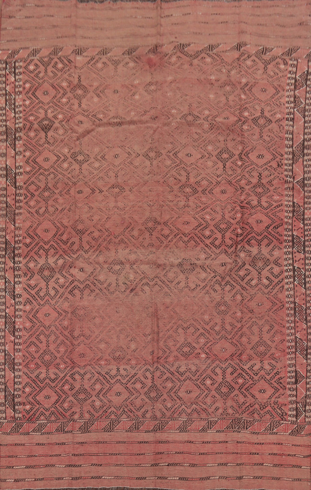 Vegetable Dye Kilim Persian Area Rug 6x10