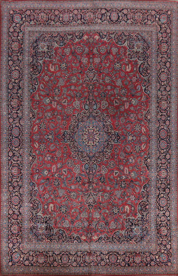 Vegetable Dye Kashan Dabir Persian Large Rug 10x15