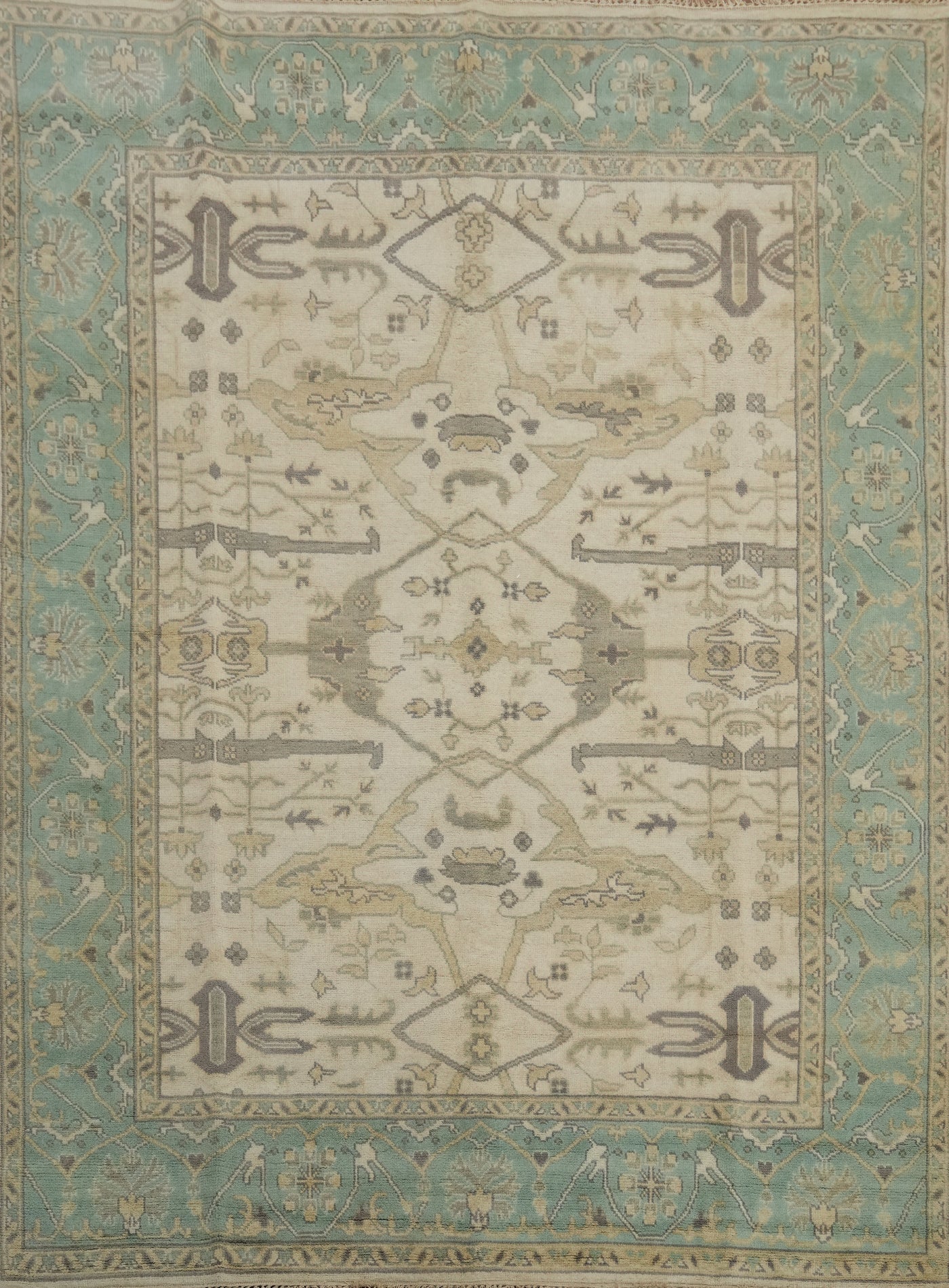 Handmade Wool Oushak Indian Area Rug 8x10