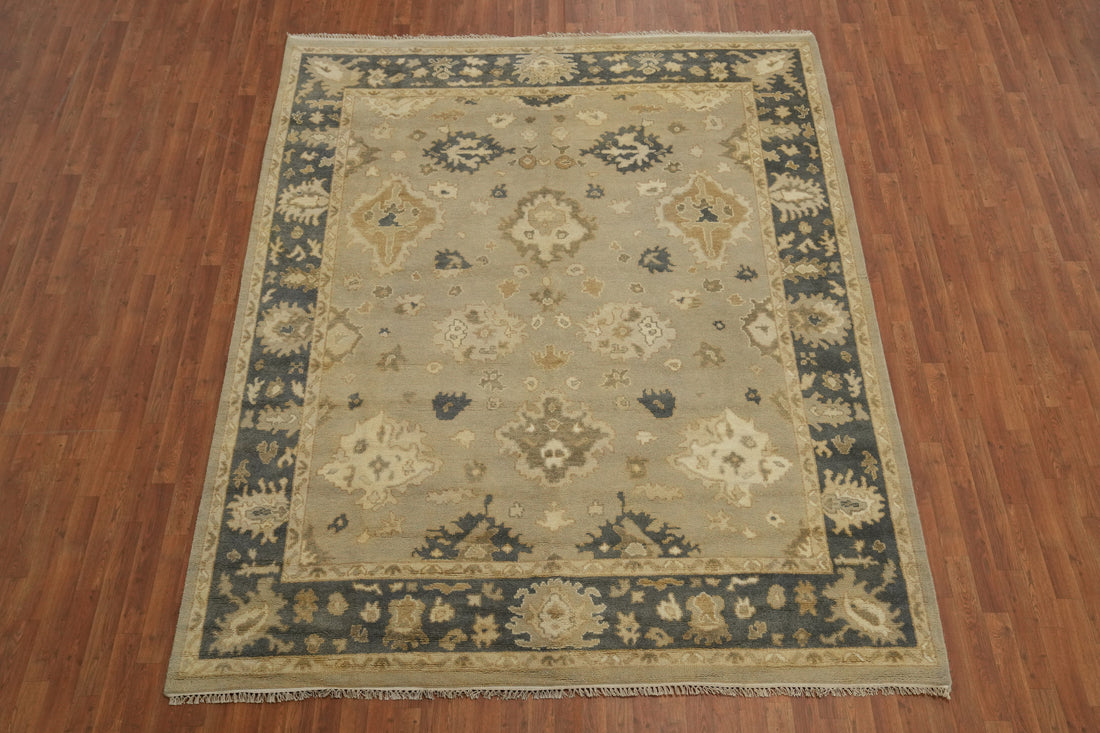Camel Wool Handmade Oushak Indian Area Rug 8x10