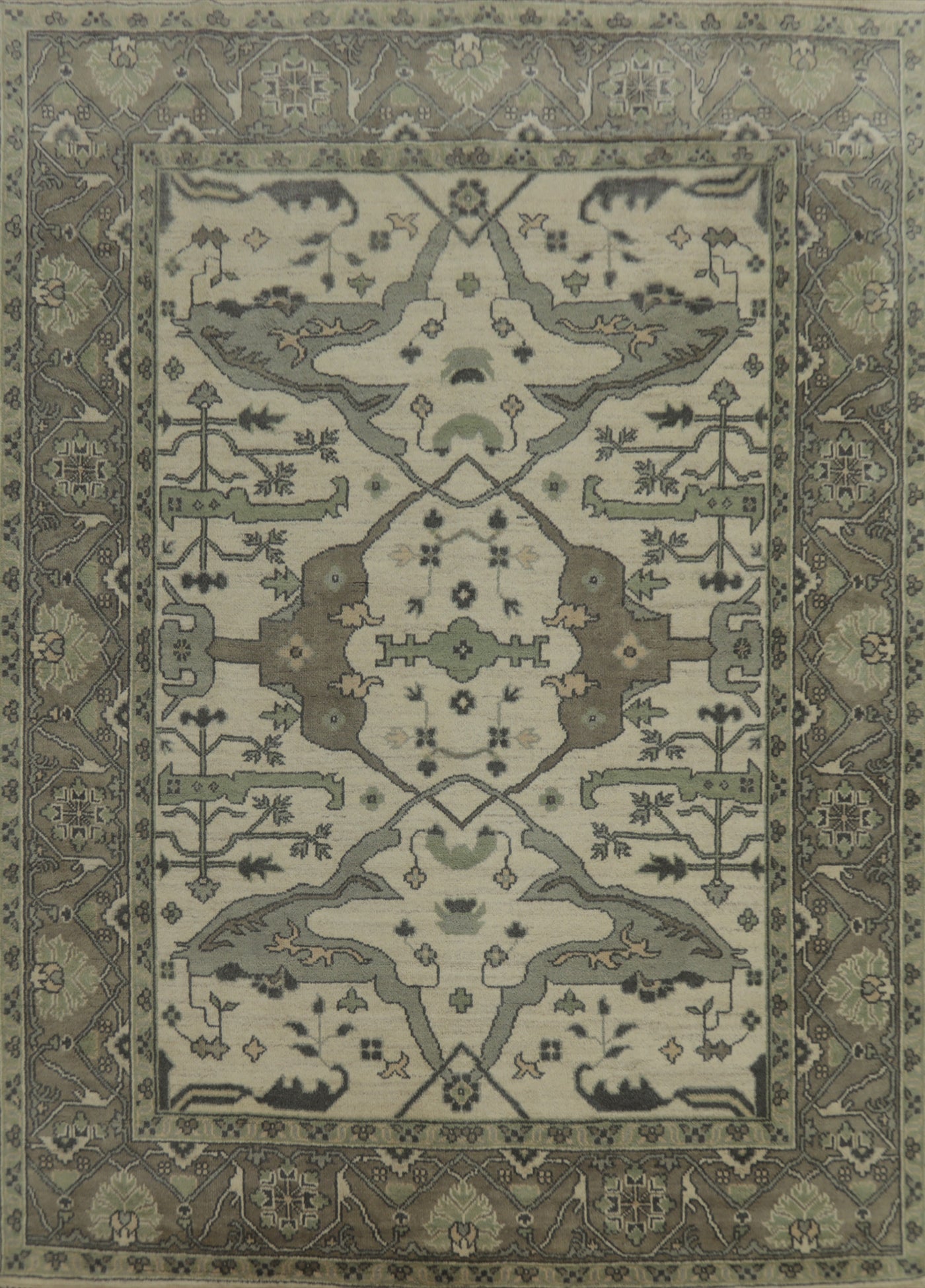 Handmade Wool Oushak Indian Area Rug 8x10