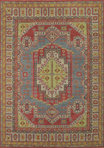 Handmade Wool Kazak Indian Area Rug 9x12