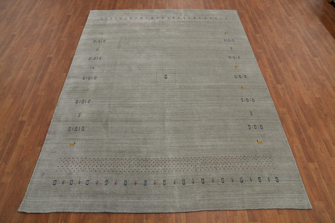Handmade Wool Gabbeh Indian Area Rug 8x10