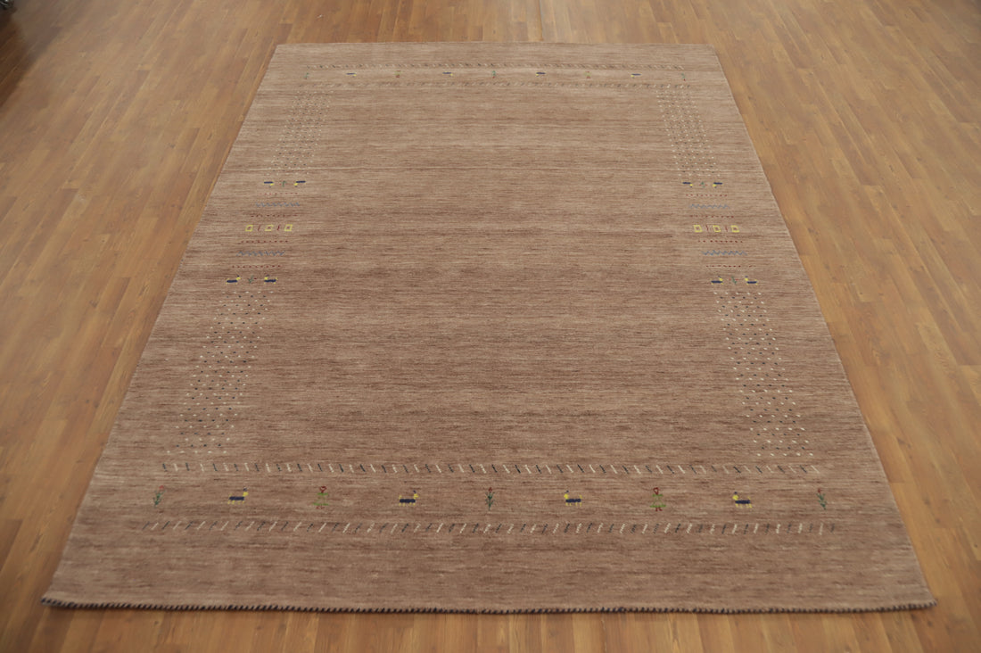 Handmade Wool Gabbeh Indian Area Rug 8x10