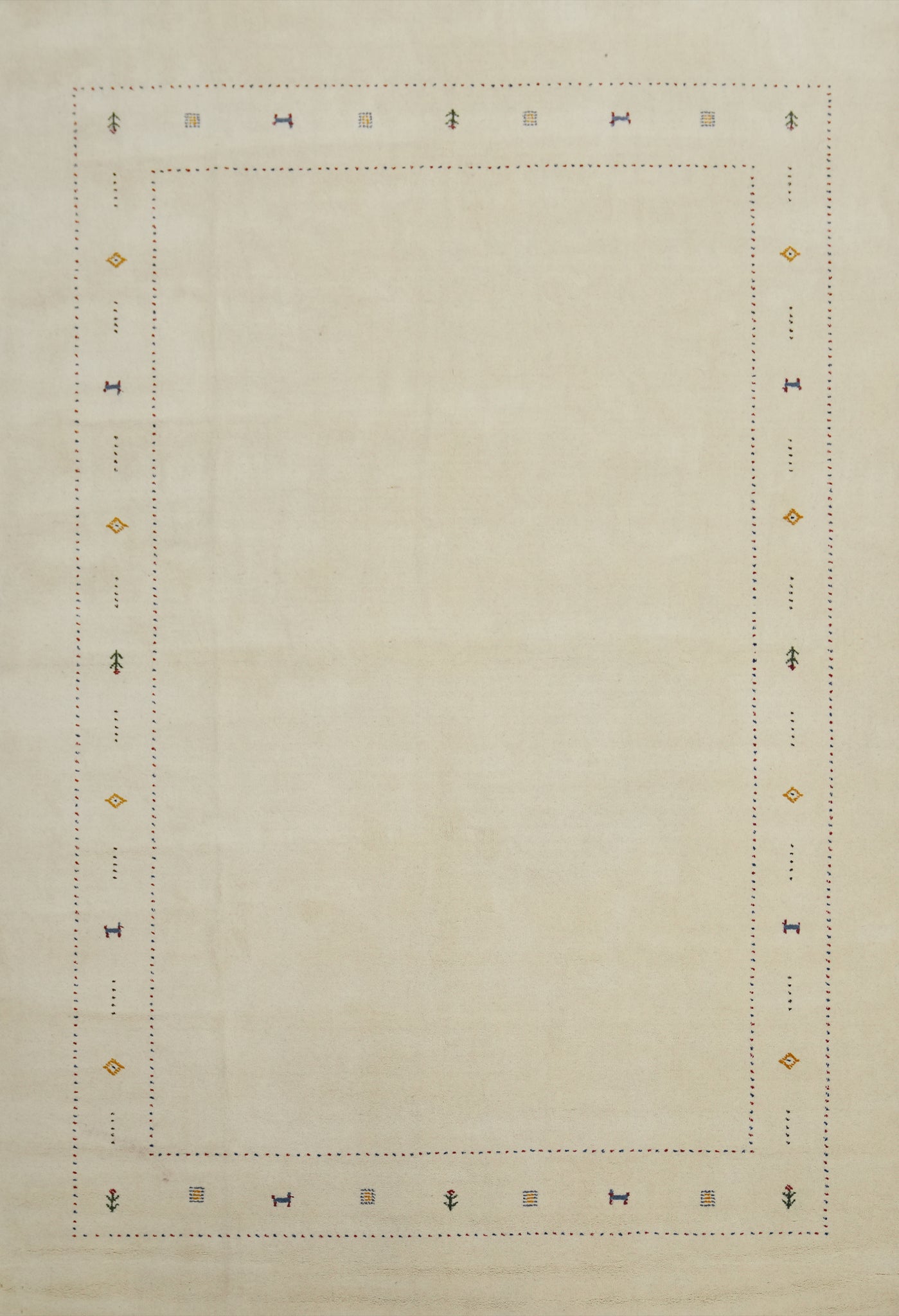 Tribal Wool Gabbeh Oriental Area Rug 8x12