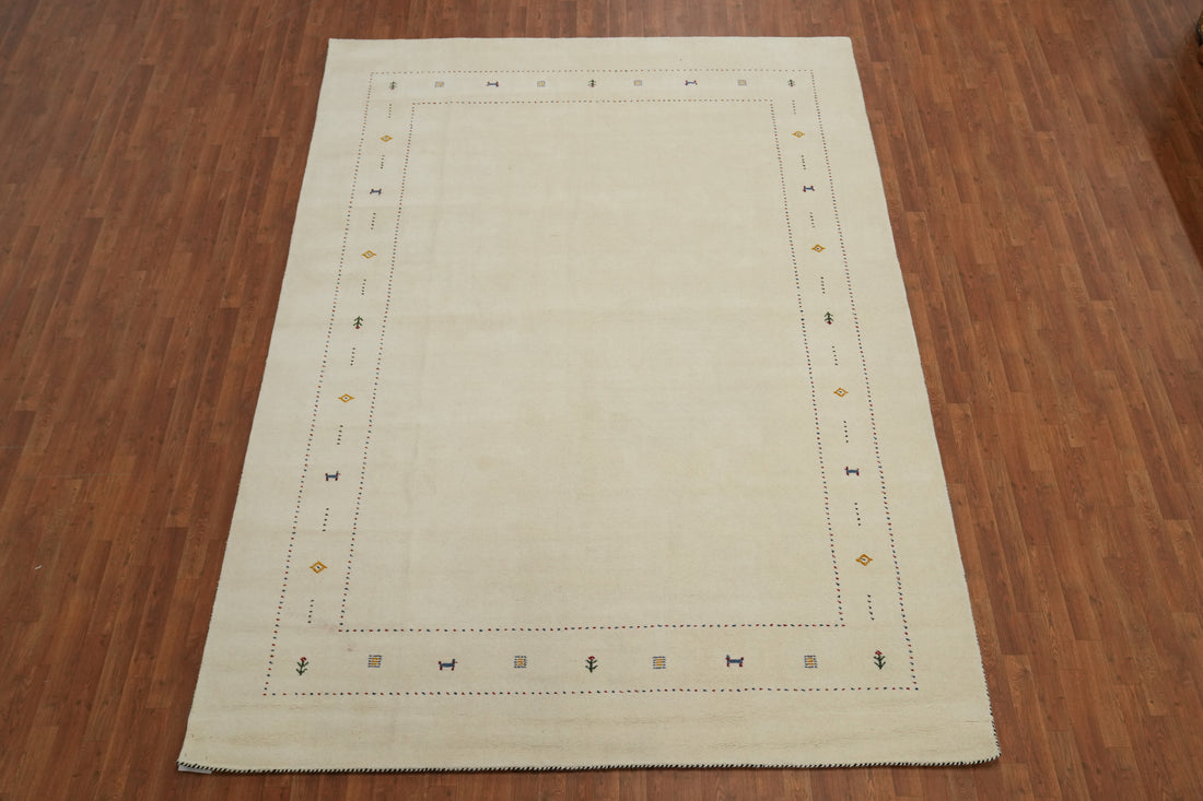 Tribal Wool Gabbeh Oriental Area Rug 8x12