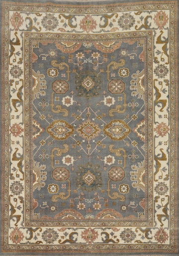 Handmade Wool Oushak Indian Area Rug 9x12