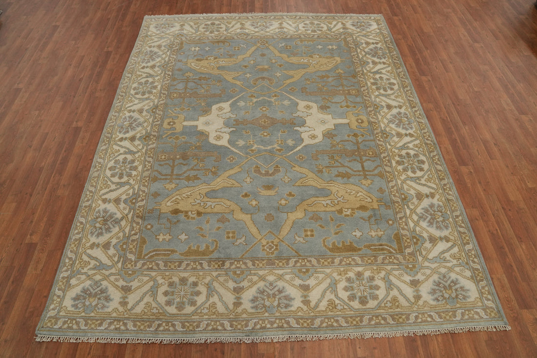 Handmade Wool Oushak Indian Area Rug 8x10