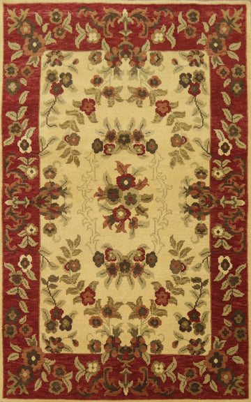 All-Over Floral Indian Area Rug 6x10