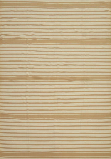 Striped Flat Weave Kilim Durrie Area Rug 9x12