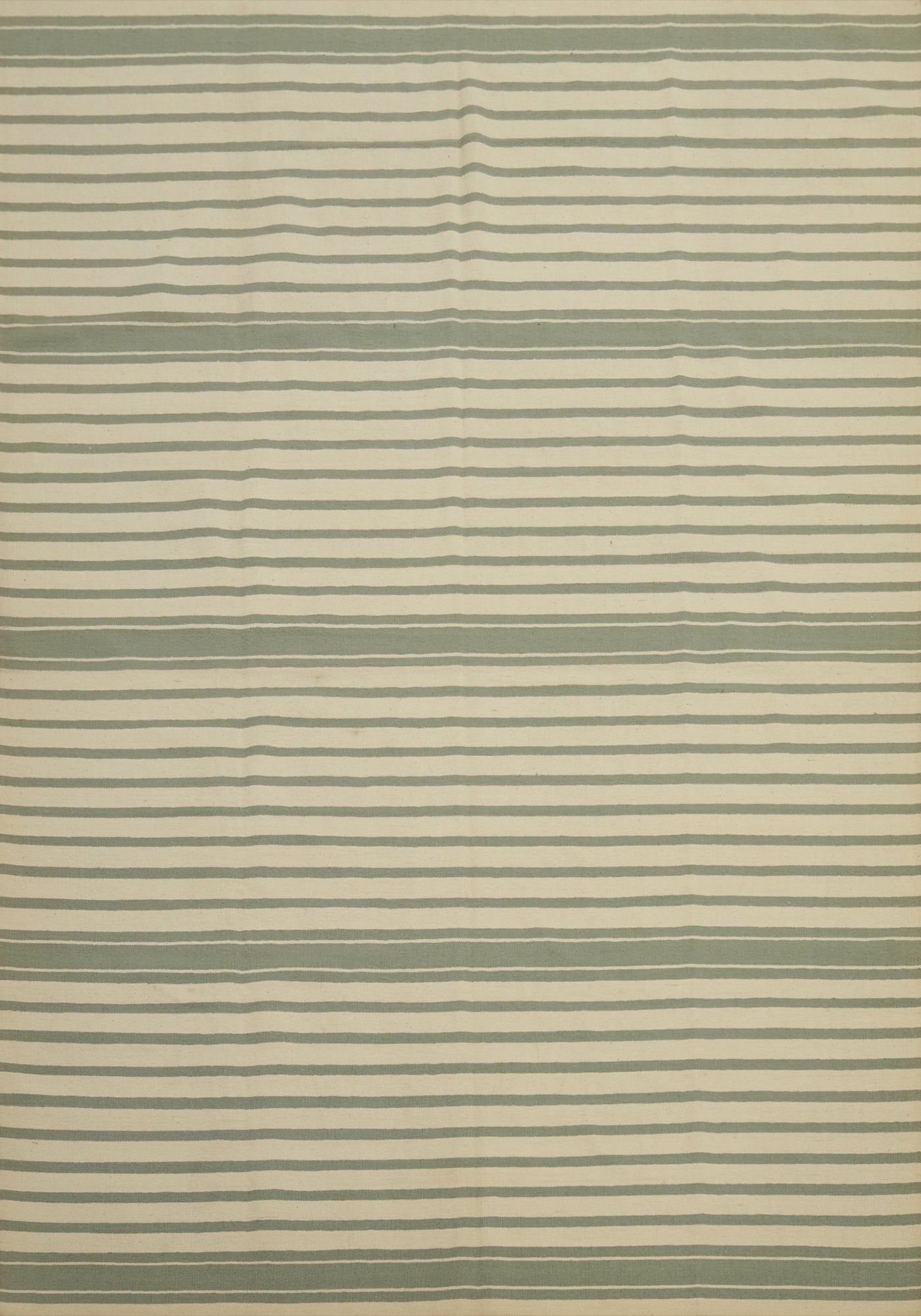 Striped Flat Weave Kilim Durrie Area Rug 9x12