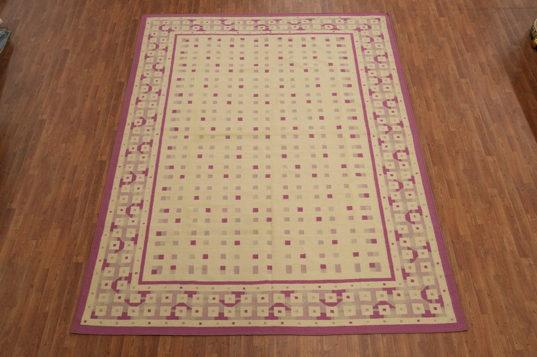 Flat Weave Kilim Durrie Nomad Area Rug 9x12
