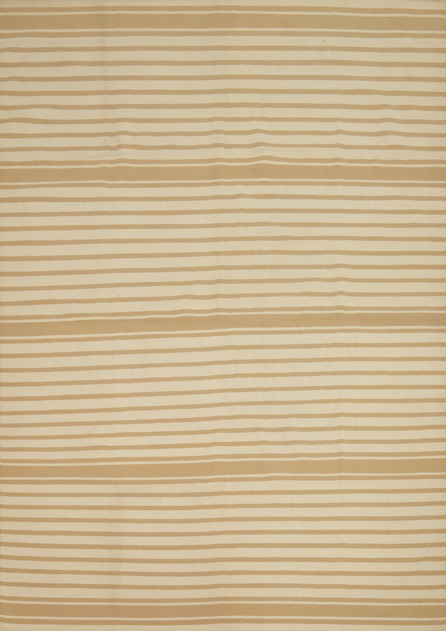 Striped Nomad Flat Weave Kilim Durrie Area Rug 9x12