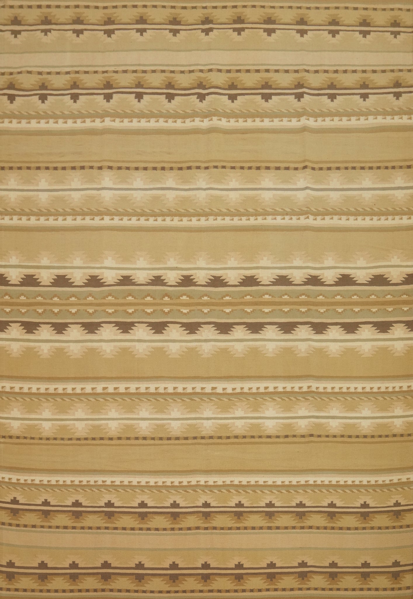 Flat Weave Kilim Durrie Area Rug 9x12