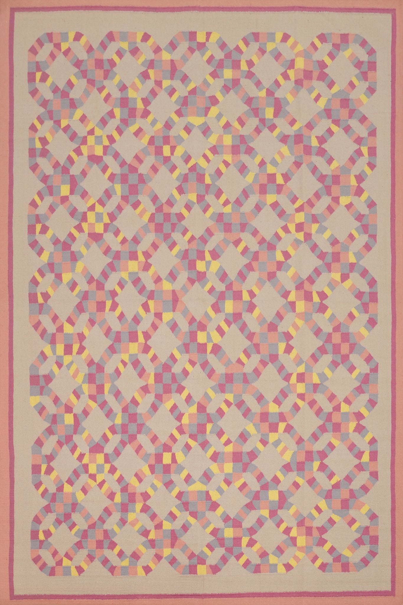 Flat Weave Kilim Durrie Modern Area Rug 9x12