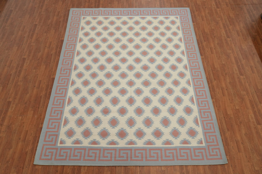Flat Weave Kilim Durrie Nomad Area Rug 9x12