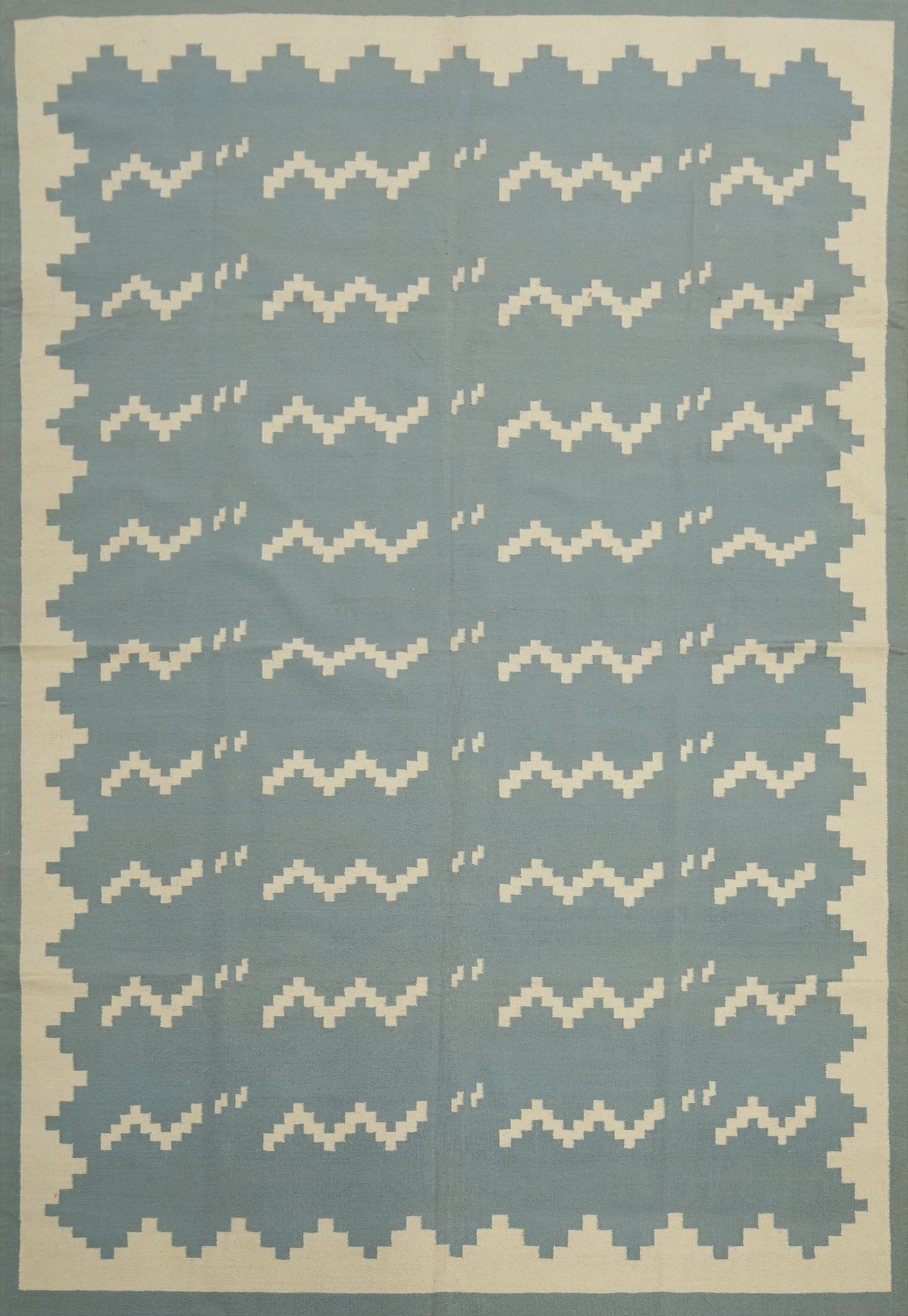 Flat Weave Kilim Durrie Nomad Area Rug 9x12