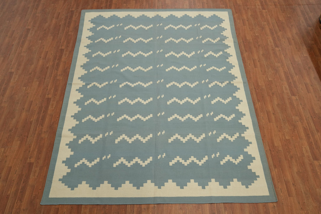 Flat Weave Kilim Durrie Nomad Area Rug 9x12