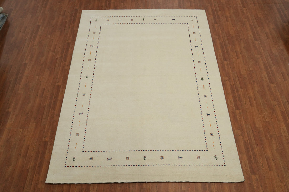 Little Animals Wool Gabbeh Indian Area Rug 8x12
