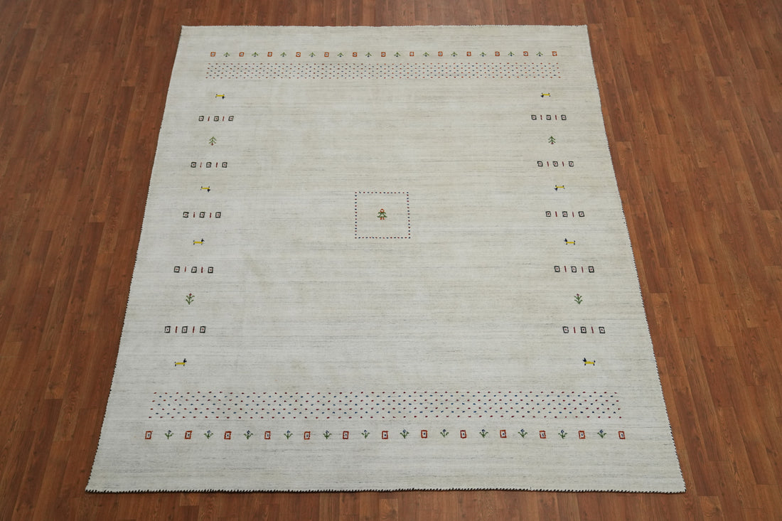 Tribal Wool Gabbeh Indian Area Rug 8x10
