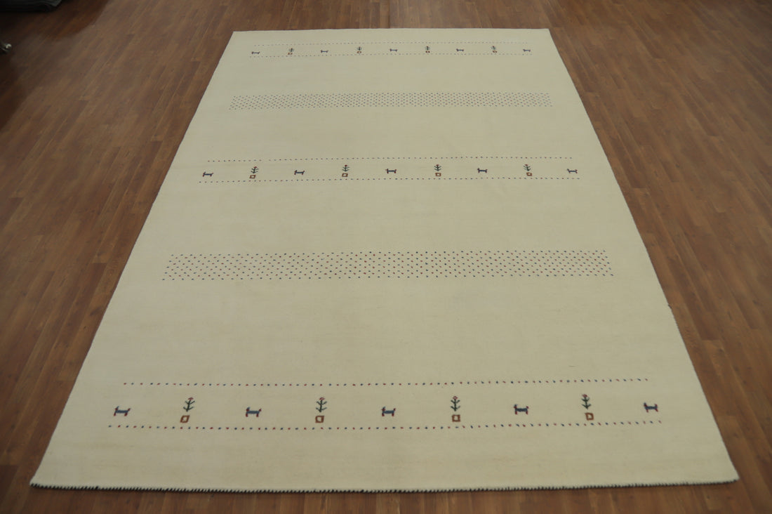 Little Animals Wool Gabbeh Indian Area Rug 8x12