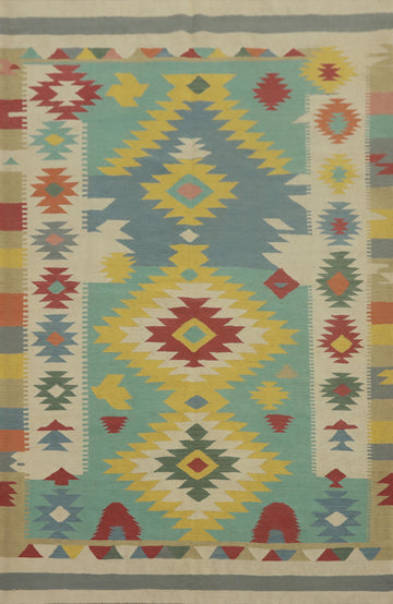 Tribal Kilim Oriental Area Rug 6x9
