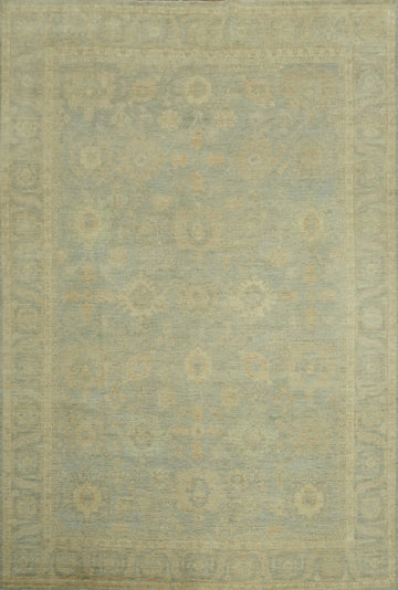 Vegetable Dye Oushak Turkish Large Rug 10x14