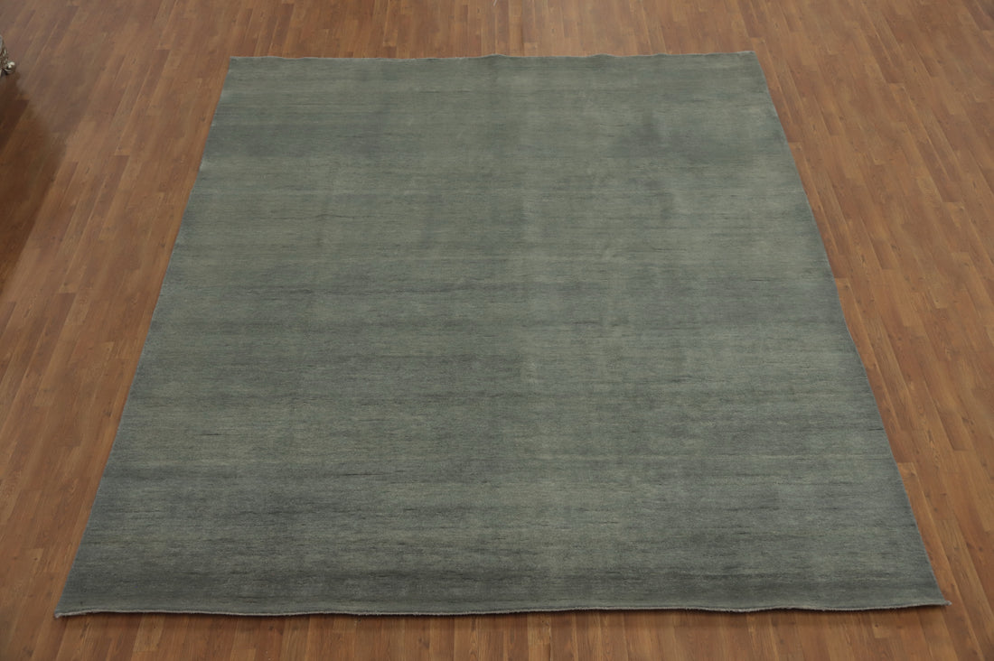 Vegetable Dye Modern Gabbeh Turkish Area Rug 10x11