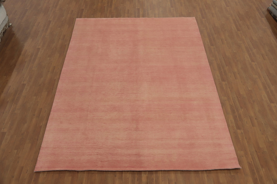 Vegetable Dye Modern Gabbeh Turkish Area Rug 9x12