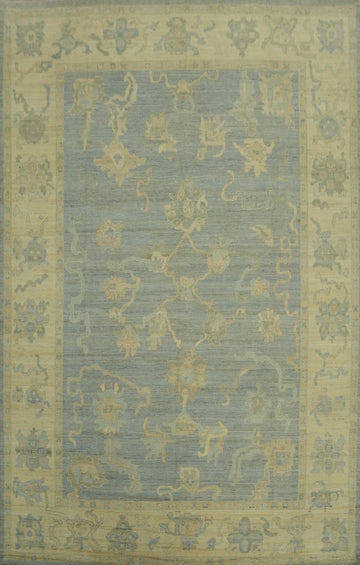 Handmade Wool Oushak Vegetable Dye Area Rug 9x12