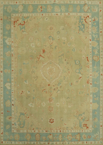 Handmade Wool Oushak Turkish Area Rug 8x10