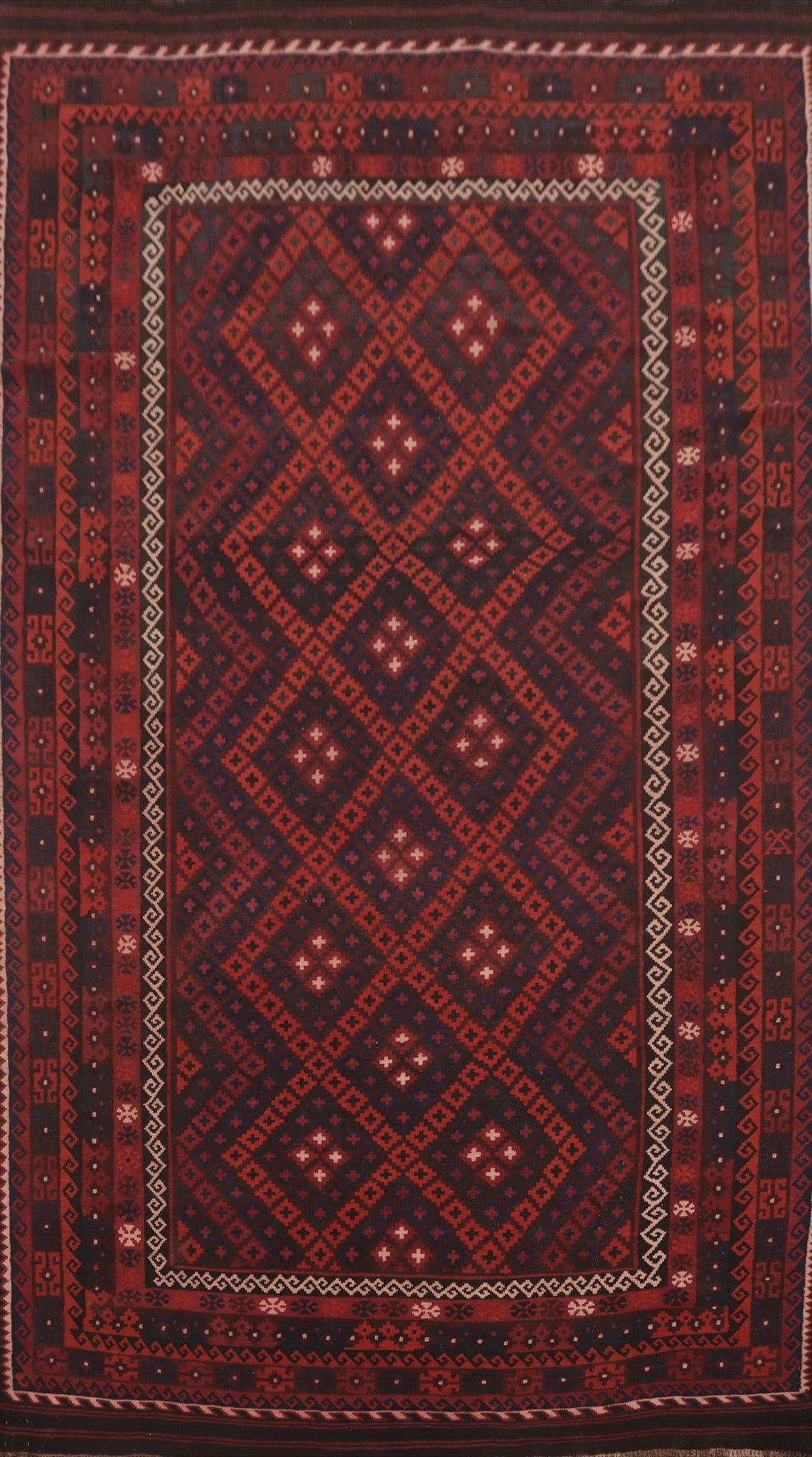 Vegetable Dye Kilim Oriental Area Rug 8x14